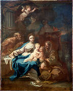 Holy Family with St Anne, the Baptist and Zacharias