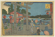 Yushima tenmangu, from the series, Edo meisho