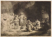 Jesus healing the sick, also known as as the Hundred Guilder Print