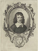 Zelfportret van Wenzel Hollar