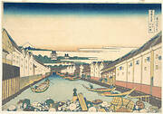 冨嶽三十六景　江戸日本橋|Nihonbashi in Edo (Edo Nihonbashi), from the series Thirty-six Views of Mount Fuji (Fugaku sanjūrokkei)