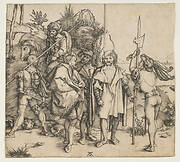 Five Foot Soldiers and a Mounted Turk