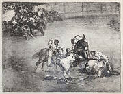 A Picador Caught by a Bull