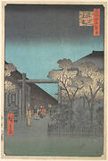 名所江戸百景・廓中東雲|The Entrance to the Yoshiwara at Dawn