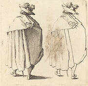 Man in Cloak, Seen from Behind