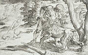 Hercules and the Nemean Lion