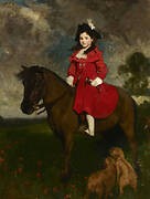 The Field, the Artist's Daughter on a Pony