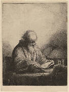 An Old Man Reading