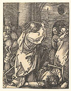 Christ Expelling the Money Lenders, from The Small Passion