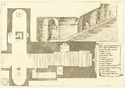 Plan and Part of the Elevation of the Church of the Holy Sepulchre of the Madonna