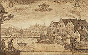 View of the De Drie Leliën Brewery at Haarlem and Velserend Manor