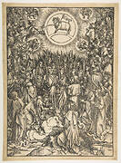 The Adoration of the Lamb, from The Apocalypse, Latin Edition, 1511