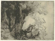 Saint Francis beneath a Tree, Praying