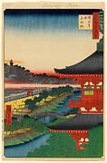 Zojoji Pagoda and Akabane, No. 53 from One Hundred Famous Views of Edo