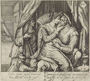 Gentleman with a Prostitute, Overlooked by a Procuress