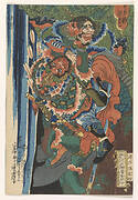 Sekishogun Sekiyu, from the series, One Hundred Eight Heroes of the Water Margin