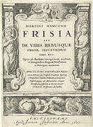 Titelpagina voor: M. Hamconius, Frisia seu de viris rebusque Frisiae illustribus, 1623