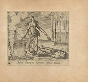 Medea Restoring Aeson's Youth (Aesoni decerptio iuventam restituit Medea), from The Metamorphoses of Ovid (Metamorphosean Sive Transformationum), plate 64