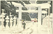 Heavy Snow at Tōshōgū Shrine in Ueno