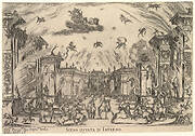 Fifth scene, the Inferno, from 'The marriage of the gods' (Le nozze degli Dei)