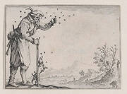 Le Paysan Assailli par les Abeilles (The Peasant Attacked by Bees), from Les Caprices Series A, The Florence Set