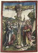 Christ on the Cross between the Virgin and Saint John