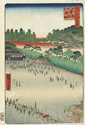 One Hundred Famous Views of Edo “Inside Sujikai Gate at Yatsukoji”