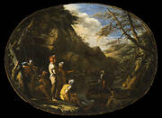 Landscape with Armed Men