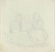 Three Seated Female Figures