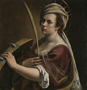 Self Portrait as Saint Catherine of Alexandria