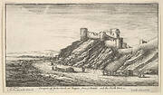 Prospect of Yorke Castle at Tangier, from ye Strand, and the North-West