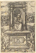 The Beautiful Virgin of Regensburg on an Altar