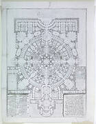 Plan of an imaginary ancient seat of learning