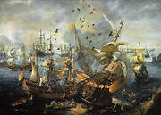 Battle of Gibraltar in 1607