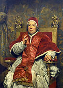 Portrait of pope Clement XIII