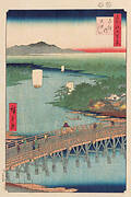 One Hundred Famous Views of Edo: Bridge of Senju