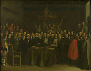 Ratification of the Peace of Münster between Spain and the Dutch Republic in the Town Hall of Münster, 15 May 1648