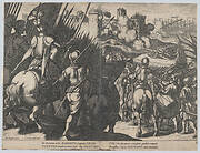 Plate 4: The victory of Goleta, near Tunis, from the Triumphs of Charles V