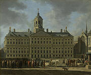 The Town Hall on Dam Square, Amsterdam