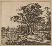 Landscape with Four Trees