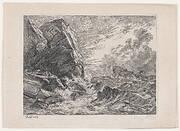 Shipwreck on a Rocky Shore