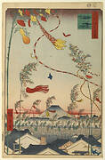 The City Flourishing, Tanabata Festival, No. 73 from One Hundred Famous Views of Edo