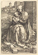 The Virgin and Child Seated by the Wall