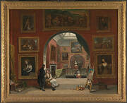 Interior of the British Institution (Old Master Exhibition, Summer 1832)