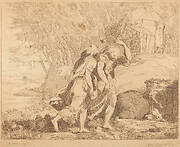 Two Fleeing Figures