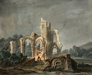 Night Landscape with Gothic Ruins