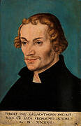 Portrait of the reformer Philip Melanchthon