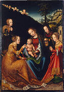 The Mystic Marriage of Saint Catherine of Alexandria with Saints Dorothy, Margaret and Barbara