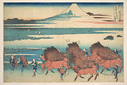 冨嶽三十六景　駿州大野新田|The New Fields at Ōno in Suruga Province (Sunshū Ōno shinden), from the series Thirty-six Views of Mount Fuji (Fugaku sanjūrokkei)