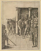 The Flagellation, with paved floor